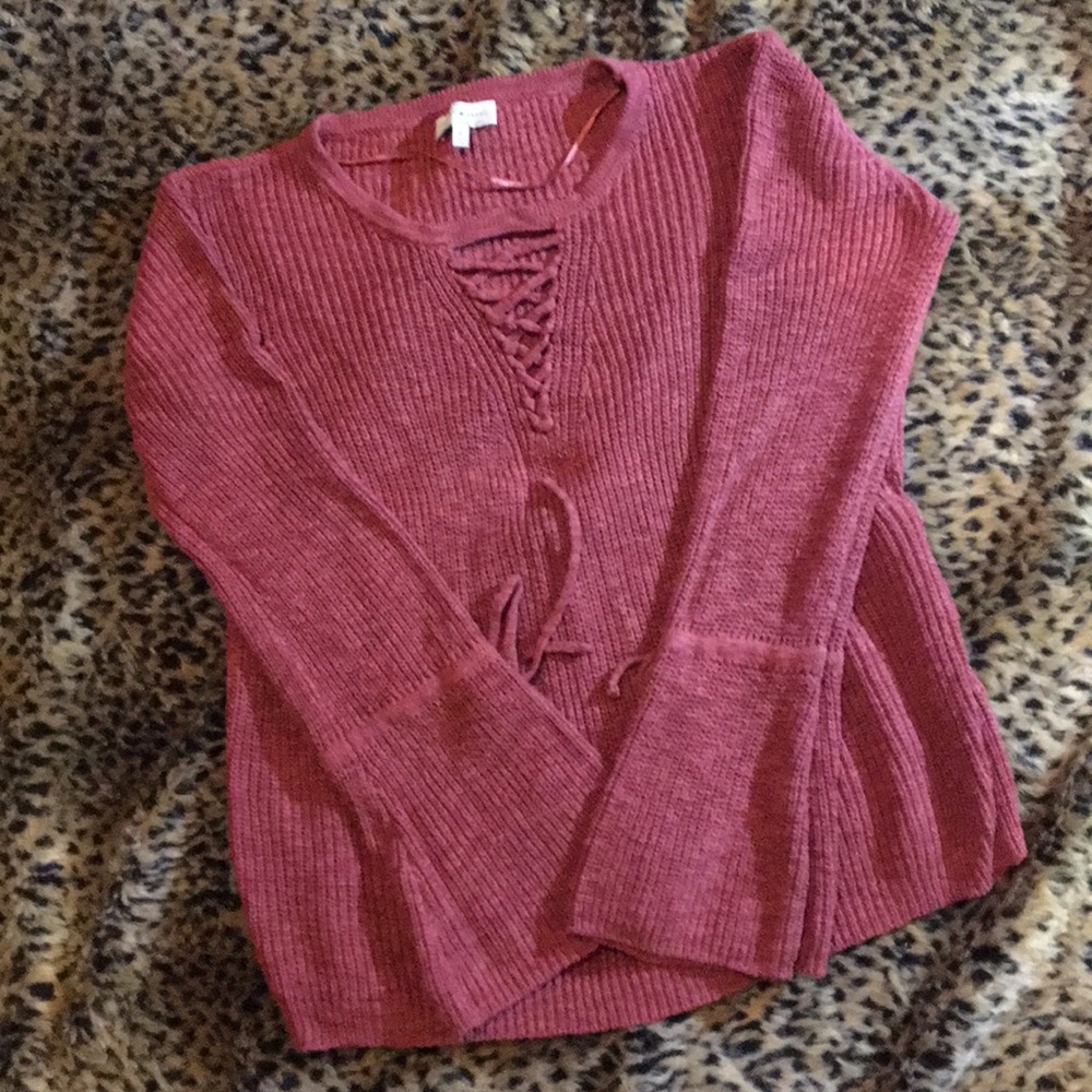 Lucky Brand Chunky V-Neck Sweater